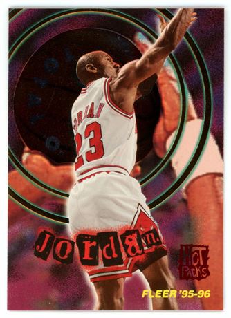 1995 Fleer Hot Packs #2 Michael Jordan Total O Insert