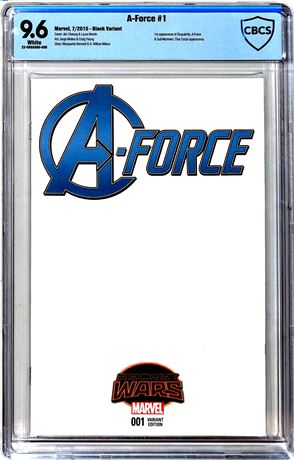 A-Force #1 CBCS 9.6 (2015) 1st Appearance of Singularity