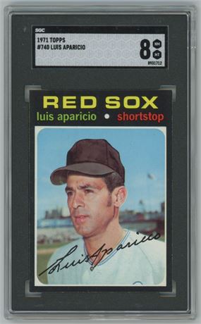 1971 Topps #740 Luis Aparicio Hi # SGC 8 NMMT