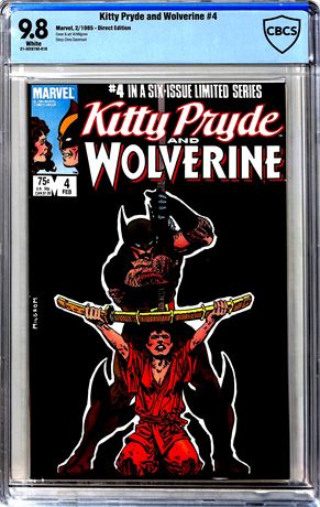 Kitty Pryde and Wolverine #4 (1985) Direct Edition CBCS 9.8