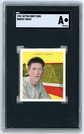 1933 R305 Tattoo Orbit Lefty Grove HOF SGC Authentic BEAUTY