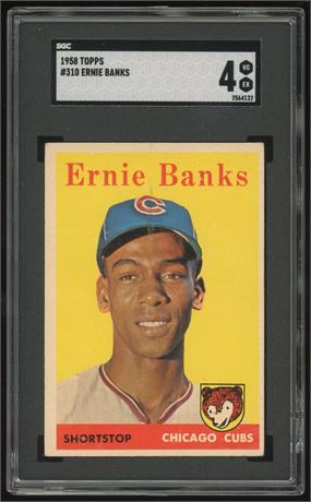 1958 Topps #310 Ernie Banks SGC 4 VGEX