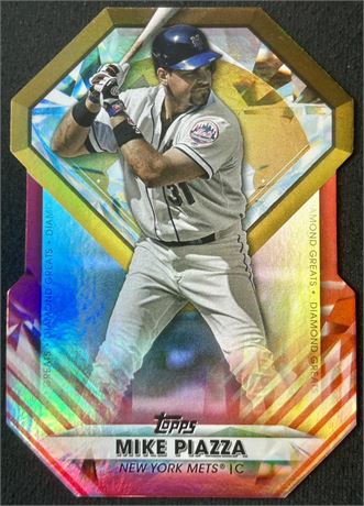 2022 Topps Diamond Greats Mike Piazza Die Cut Red 8/10