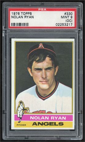 1976 Topps #330 Nolan Ryan PSA 9(OC)