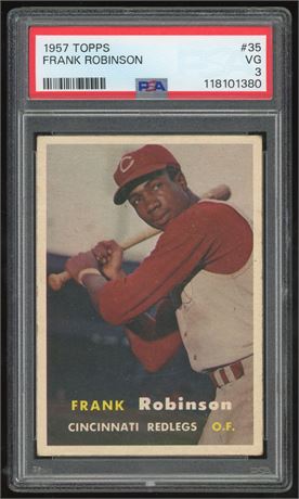 1957 Topps #35 Frank Robinson RC PSA 3 VG