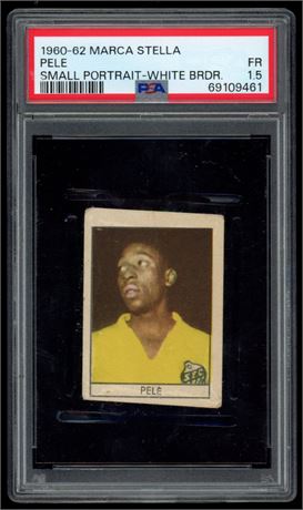 1960-62 Marca Stella Pele Small Portrait-White Brdr PSA 1.5