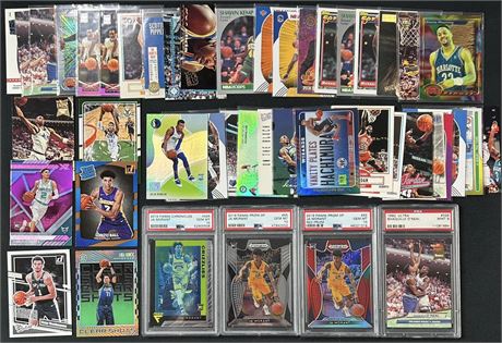 1990-2020 Modern Basketball Lot (43) w/ Ja Morant Slabs, Brunson RC, Jordan