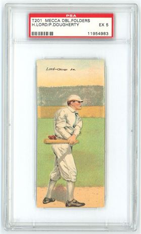 1911 T201 Mecca Double Folders Lord/Dougherty PSA 5 EX