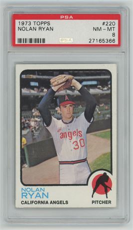 1973 Topps #220 Nolan Ryan PSA 8 NMMT