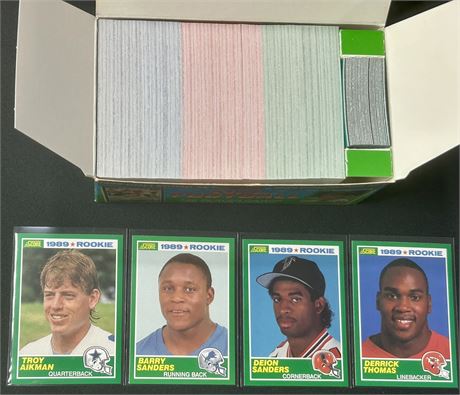 1989 Score Football Complete Set Sharp