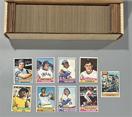 1976 Topps Complete Set (1-660) EXMT+ AVG