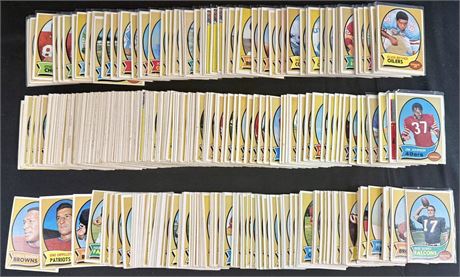 1970 Topps Football Raw Lot (400+) Low Grade