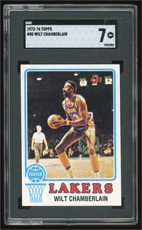 1973 Topps #80 Wilt Chamberlain SGC 7 NM