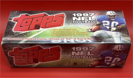 1997 Topps Football Complete Factory-Sealed Set (415 Cards) w/ Tony Gonzalez RC