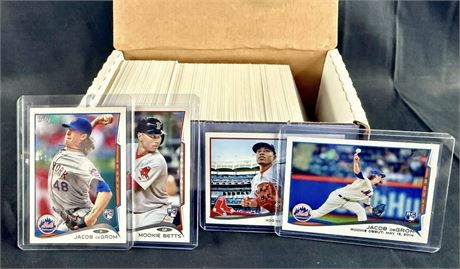 2014 Topps Update Complete Set (1-330) w/ Betts, DeGrom