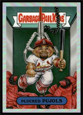 2025 Bowman Chrome Garbage Pail Kids Albert "Plucked" Pujols SSP