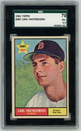 1961 Topps #287 Carl Yastrzemski RC SGC 5.5 EX+
