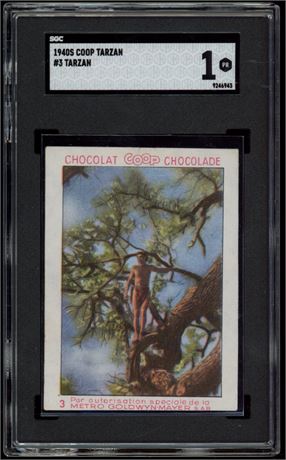 1940's Coop Tarzan #3 Tarzan SGC 1