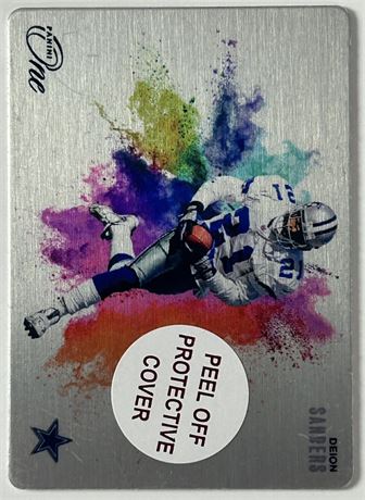 2024 Panini One Deion Sanders Metal Color Blast Case Hit