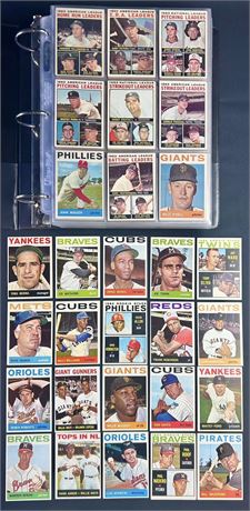 1964 Topps Baseball Near Set (565/587) w/ Stars/HOF VGEX+ AVG READ