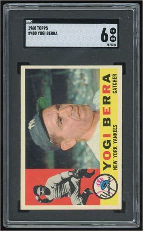 1960 Topps #480 Yogi Berra SGC 6 EXMT