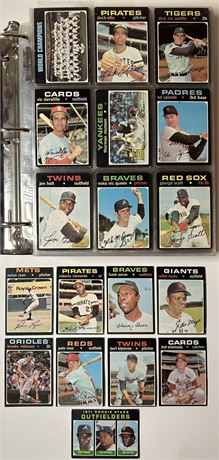 1971 Topps Baseball Complete Set (1-752) VG Avg Condition (READ)