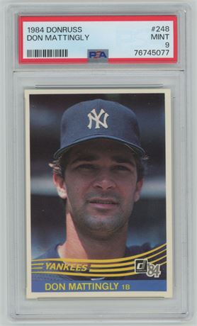 1984 Donruss #248 Don Mattingly RC PSA 9 MINT