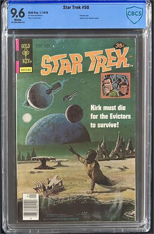 Star Trek #50 (1978) CBCS 9.6 Painted Cover