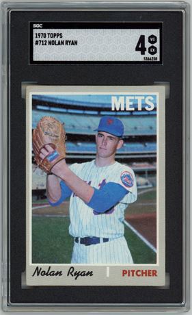 1970 Topps #712 Nolan Ryan Hi# SGC 4 VGEX