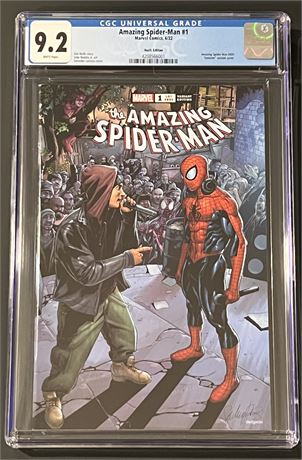 Amazing Spider-Man #1 CGC 9.2 2022 Eminem VARIANT Hustl. Edition