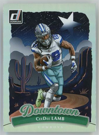 2025 Panini Donruss #9 CeeDee Lamb Downtown! SSP Case Hit