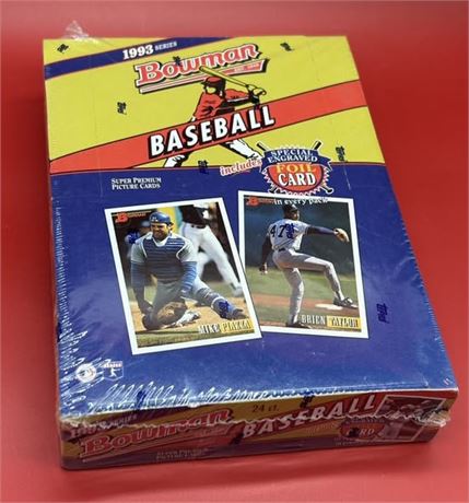 1993 Bowman Baseball Sealed Wax Box (24 Packs)