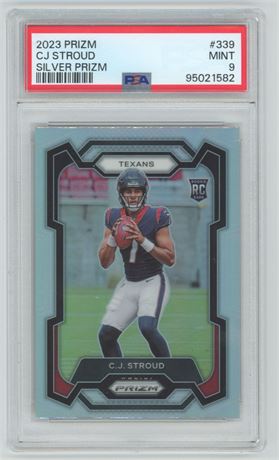 2023 Prizm #339 Silver Prizm CJ Stroud RC PSA 9 MINT