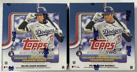 2025 Topps Series 2 Baseball Mega Box Factory Sealed Lot (2)