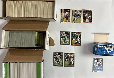 1990 Traded, 1994, 1999 (2) Topps Football Complete Sets (4)