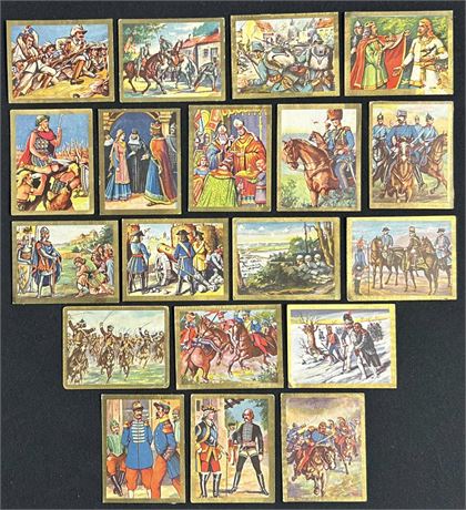 (19) 1930s Alva (German) Cigarettes "Alles Fur Deutschland" Tobacco Card Lot