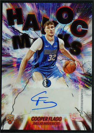 2025 Topps Cooper Flagg RC Havoc Marks Auto