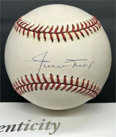 Willie Mays Signed Official National League Baseball JSA LOA