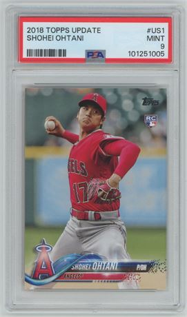 2018 Topps Update Shohei Ohtani RC PSA 9 MINT