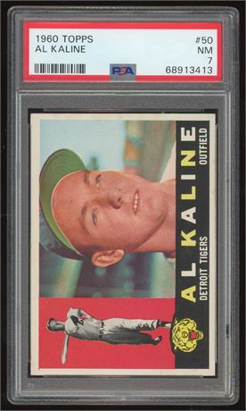 1960 Topps #50 Al Kaline PSA 7 NM