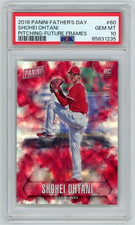 2018 Panini Father's Day #60 Shohei Ohtani RC 44/50 PSA 10 Pop 4