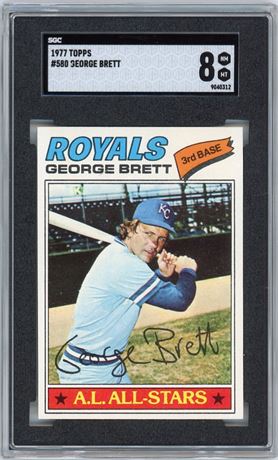 1977 Topps #580 George Brett SGC 8 NMMT