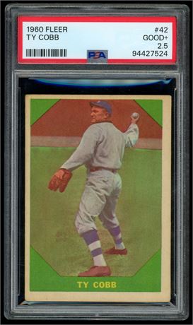 1960 Fleer #42 Ty Cobb PSA 2.5