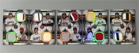 2024 Topps Triple Threads Deca Relic Booklet 5/10 w/ Trout Judge Ohtani etc
