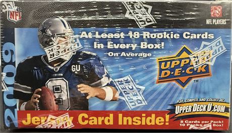 2009 Upper Deck Football Blaster Box Factory Sealed