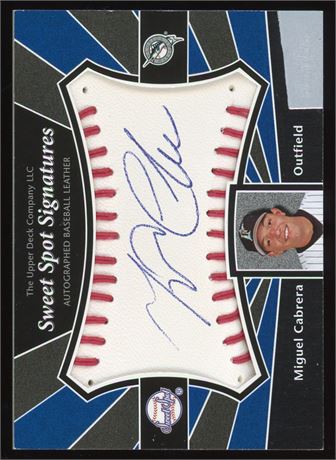 2004 Upper Deck Sweet Spot Signatures Miguel Cabrera