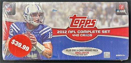 2012 Topps NFL Complete Factory Sealed Set