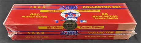 1988 Score Baseball High Gloss Premier Edition Complete Factory Sealed Set