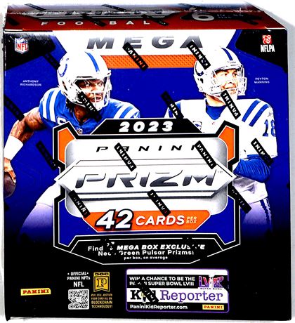 2023 Panini Prizm Football Sealed Mega Box