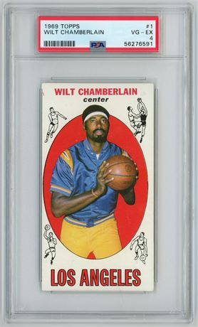 1969 Topps #1 Wilt Chamberlain PSA 4 VGEX